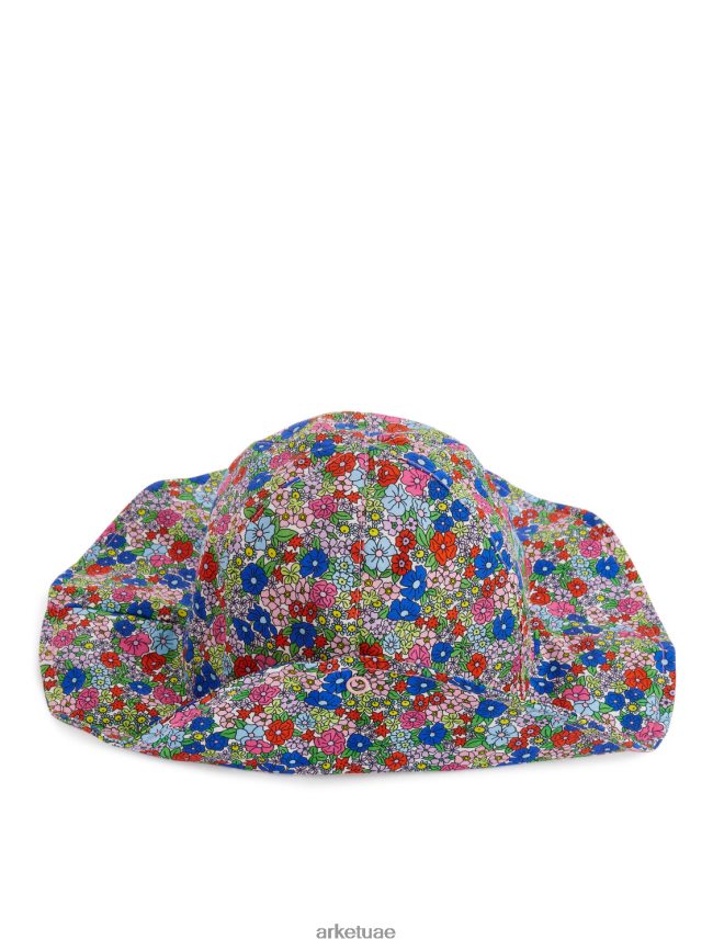 مُكَمِّلات عبد اللطيف ARKET أطفال قبعة الشمس البوبلين متعدد/زهري BXB8481638