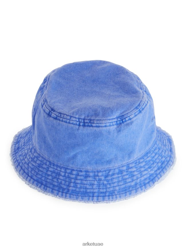 مُكَمِّلات عبد اللطيف ARKET أطفال قبعة دلو بحافة خام أزرق BXB8481635