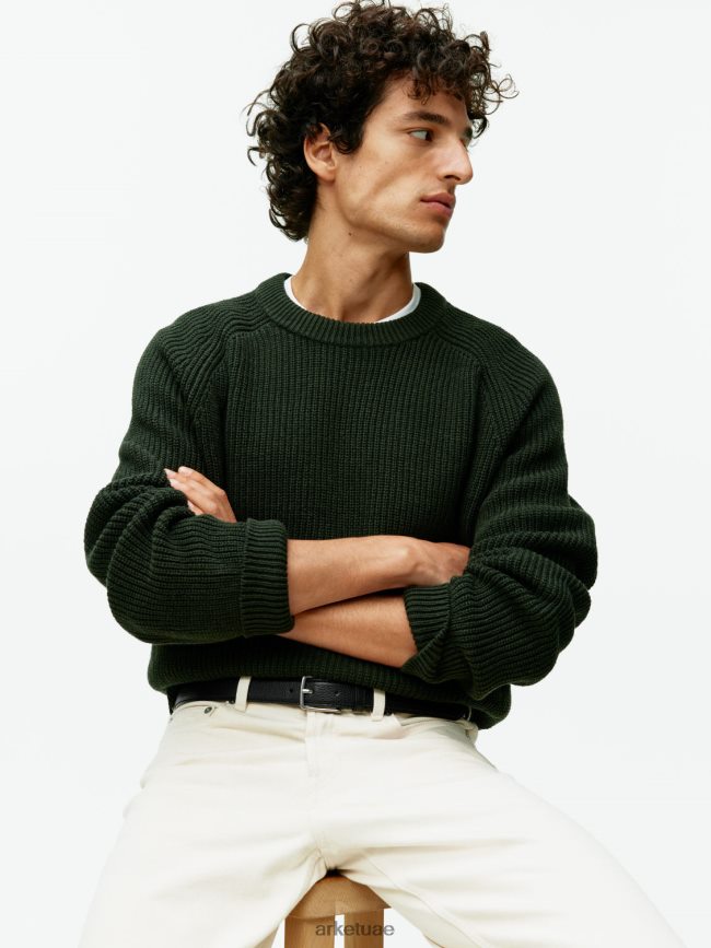 مُكَمِّلات عبد اللطيف ARKET رجال حزام من الجلد أسود BXB8481334