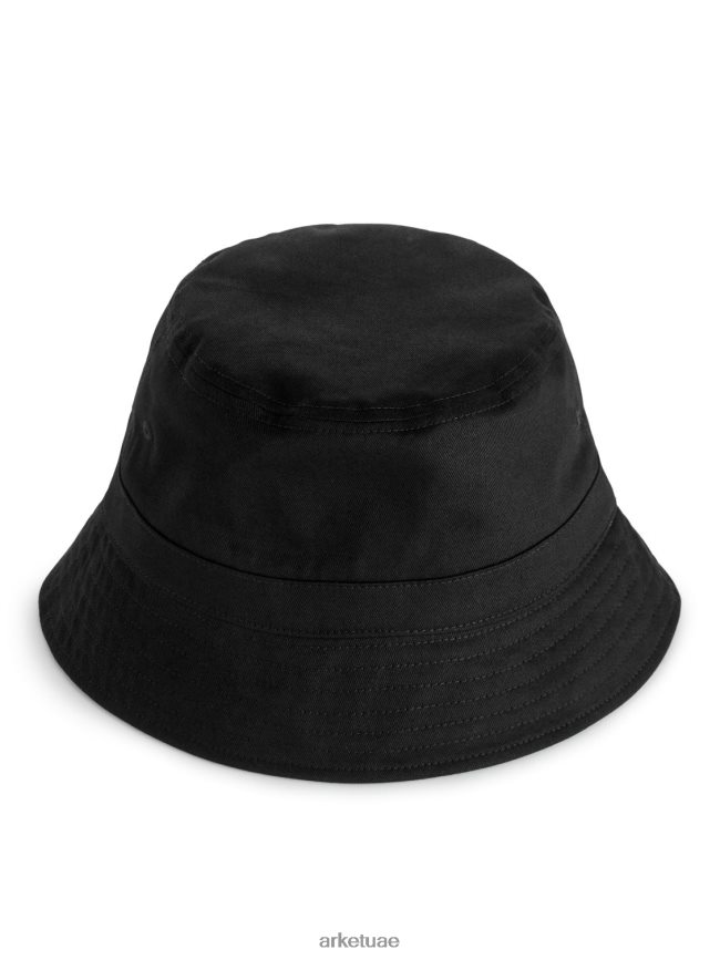 مُكَمِّلات عبد اللطيف ARKET رجال قبعة دلو من القطن أسود BXB8481295