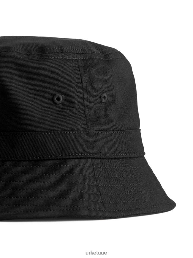 مُكَمِّلات عبد اللطيف ARKET رجال قبعة دلو من القطن أسود BXB8481295