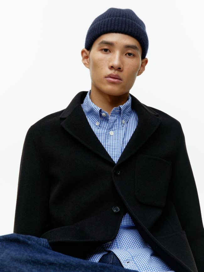 مُكَمِّلات عبد اللطيف ARKET رجال قبعة صغيرة من مزيج الكشمير أزرق غامق BXB8481310