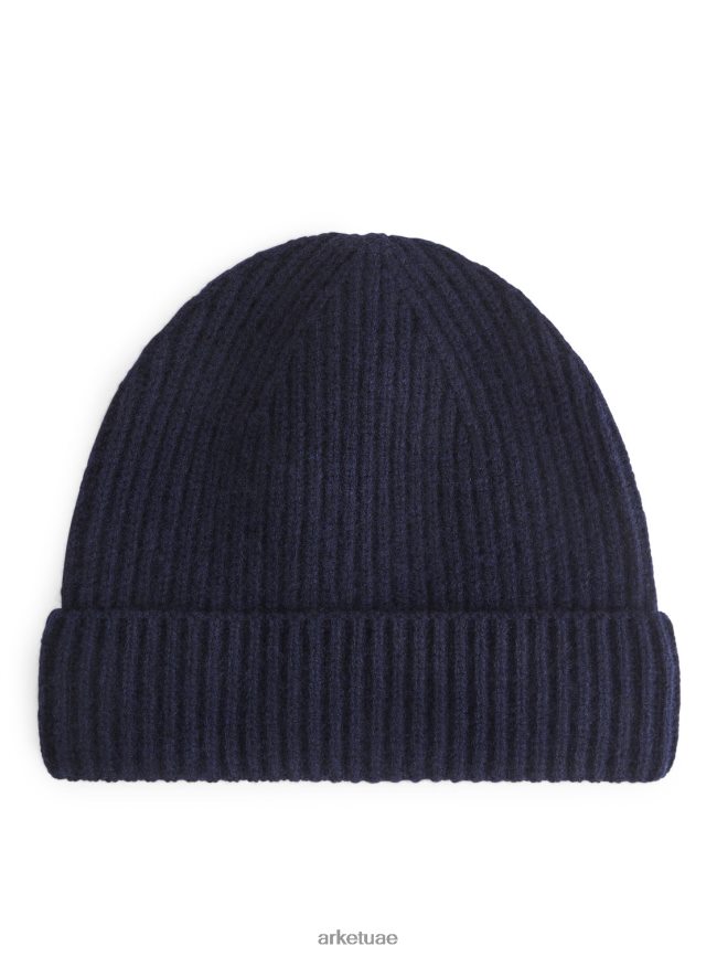 مُكَمِّلات عبد اللطيف ARKET رجال قبعة صغيرة من مزيج الكشمير أزرق غامق BXB8481310
