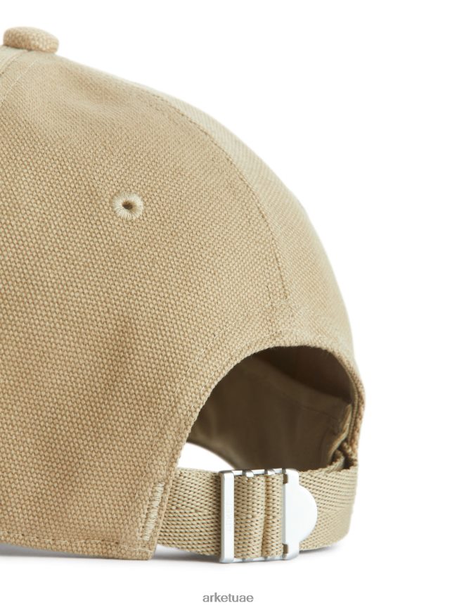 مُكَمِّلات عبد اللطيف ARKET رجال قبعة قماش القطن اللون البيج BXB8481296