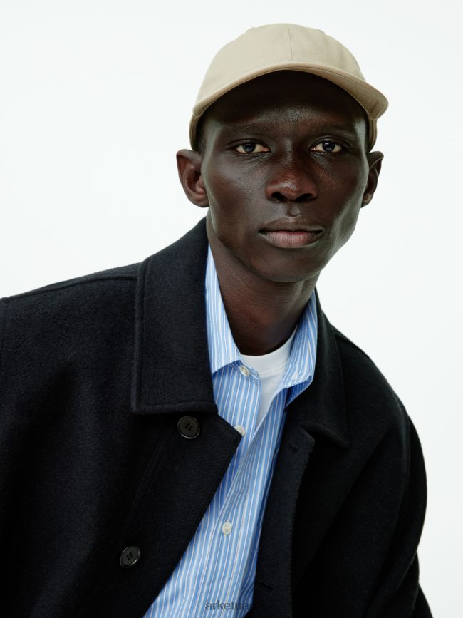 مُكَمِّلات عبد اللطيف ARKET رجال قبعة من القطن اللون البيج BXB8481304