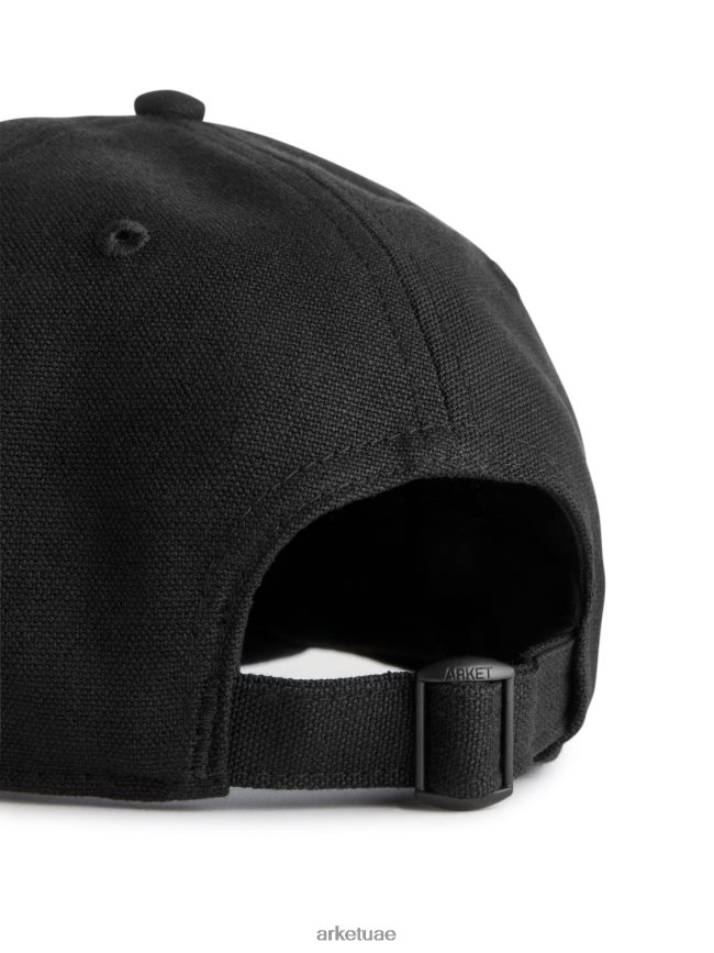 مُكَمِّلات عبد اللطيف ARKET رجال قبعة من القطن والقنب أسود BXB8481298