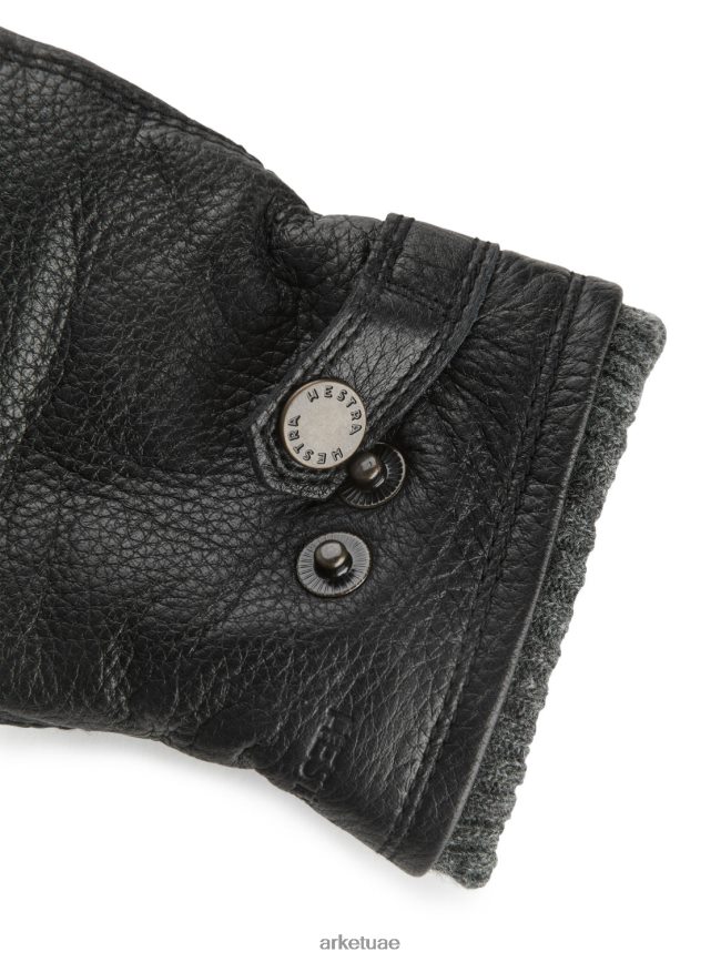 مُكَمِّلات عبد اللطيف ARKET رجال قفازات هيسترا أوتسجو أسود BXB8481321