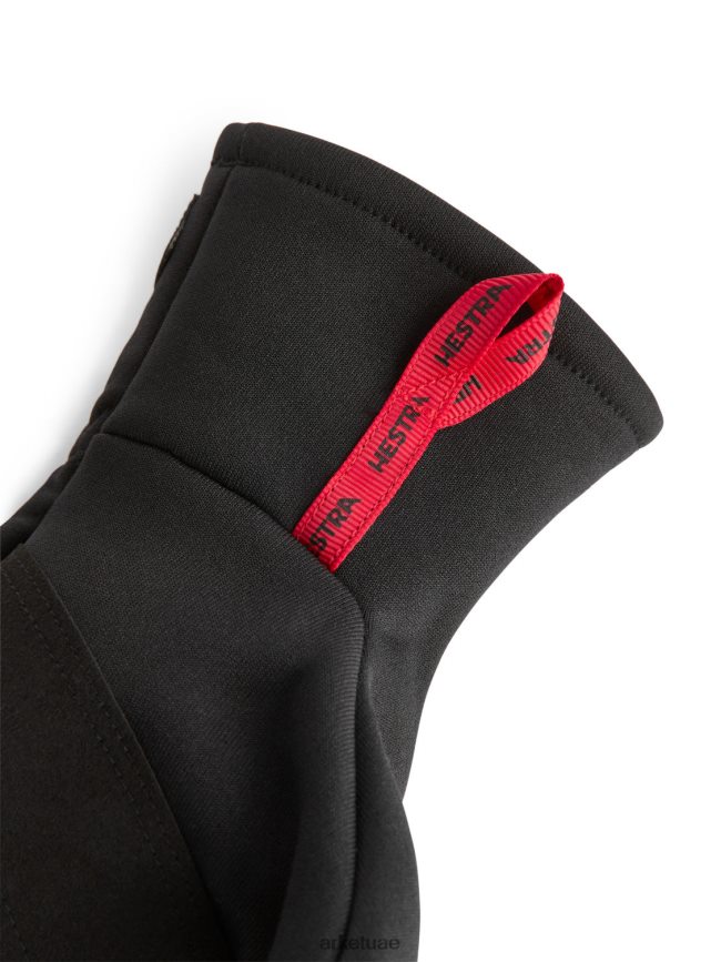 مُكَمِّلات عبد اللطيف ARKET رجال قفازات هيسترا ذات نقطة اللمس من الصوف أسود BXB8481326