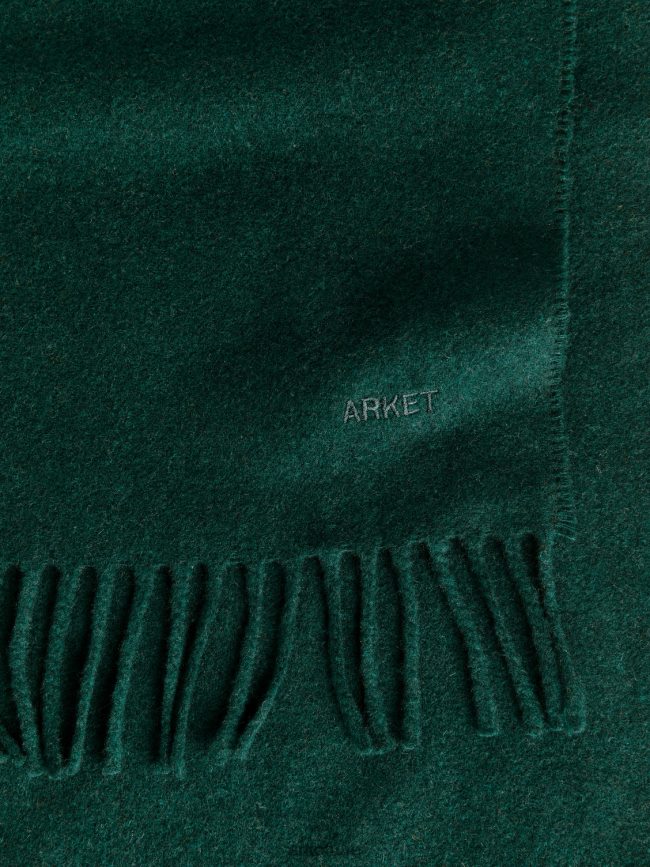 مُكَمِّلات عبد اللطيف ARKET رجال وشاح من الكشمير المنسوج أخضر غامق BXB8481314