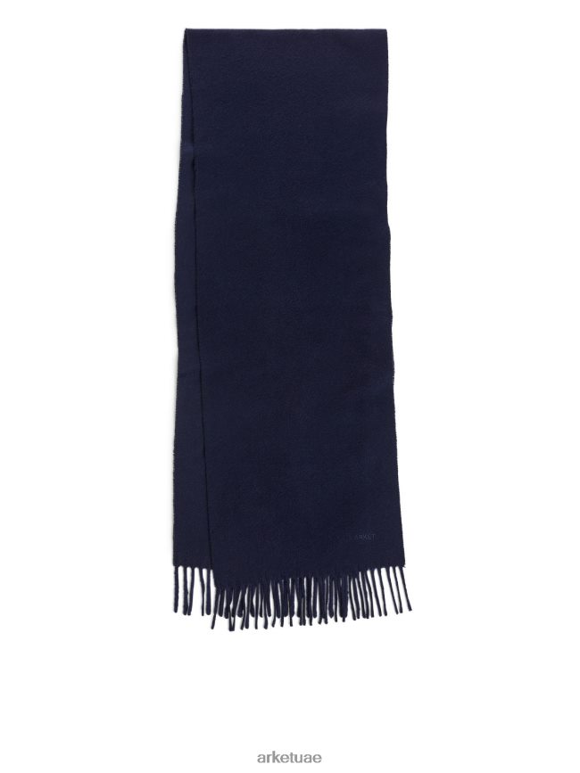 مُكَمِّلات عبد اللطيف ARKET رجال وشاح من الكشمير المنسوج أزرق غامق BXB8481312