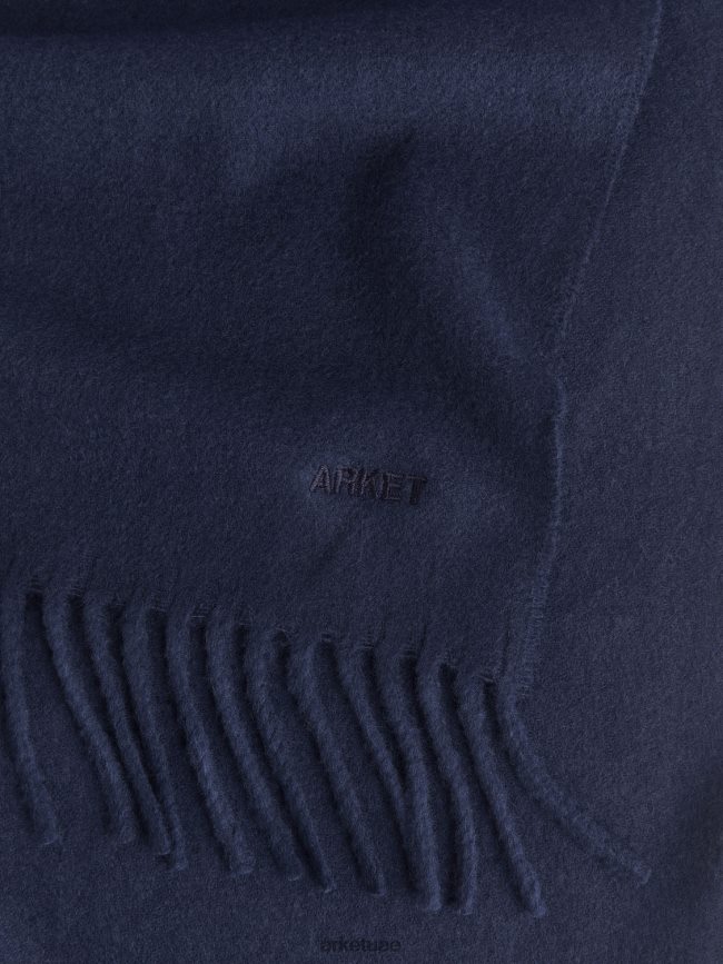 مُكَمِّلات عبد اللطيف ARKET رجال وشاح من الكشمير المنسوج أزرق غامق BXB8481313