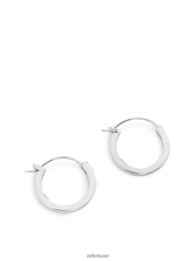 مُكَمِّلات عبد اللطيف ARKET نحيف أقراط من الفضة الاسترليني 17 ملم فضة BXB848788