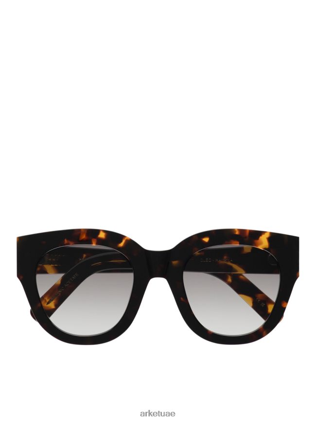 مُكَمِّلات عبد اللطيف ARKET نحيف النظارات الشمسية مونوكل كليو سلحفاة/رمادي BXB848650