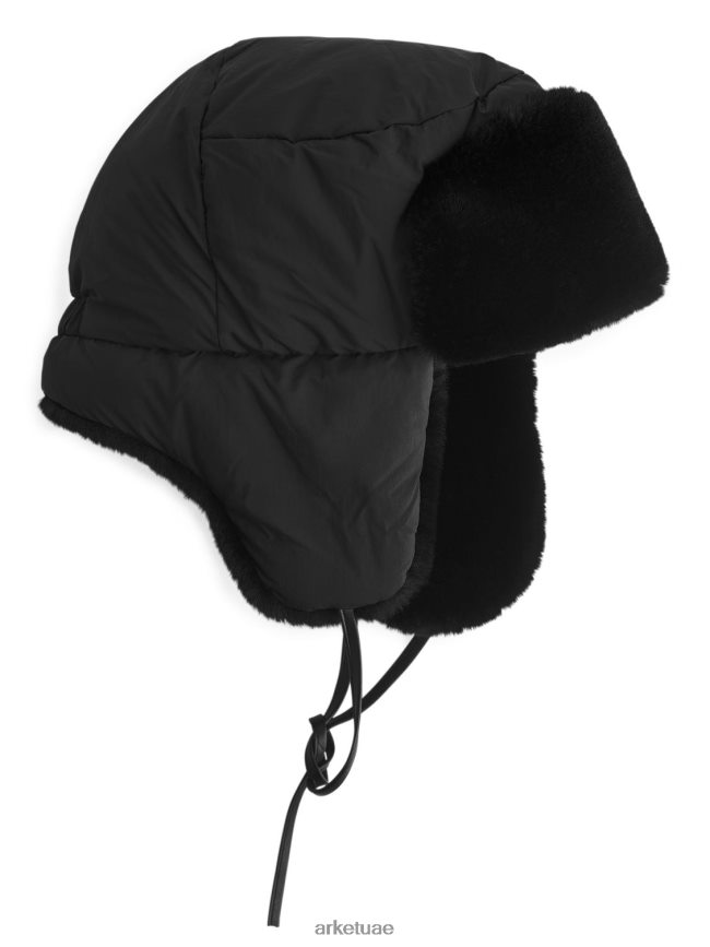 مُكَمِّلات عبد اللطيف ARKET نحيف قبعة الصياد الفراء فو أسود BXB848899