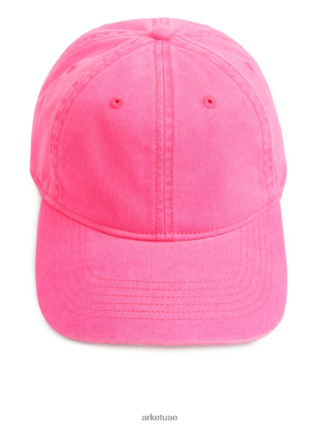 مُكَمِّلات عبد اللطيف ARKET نحيف قبعة من القطن المغسول وردي مشرق BXB848821