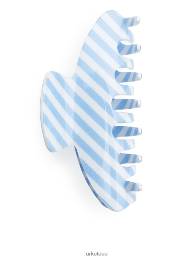 مُكَمِّلات عبد اللطيف ARKET نحيف مخلب شعر مخطط ابيض ازرق BXB848855